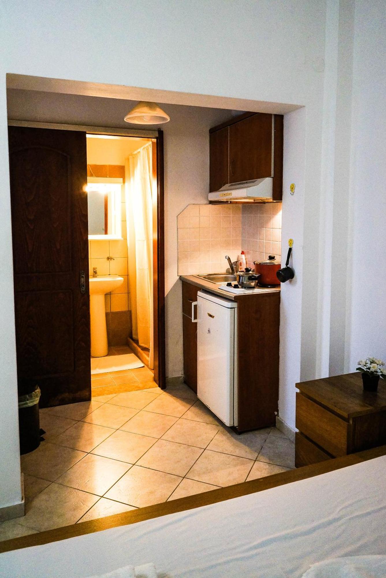 Fira Central Apartments With Veranda الغرفة الصورة
