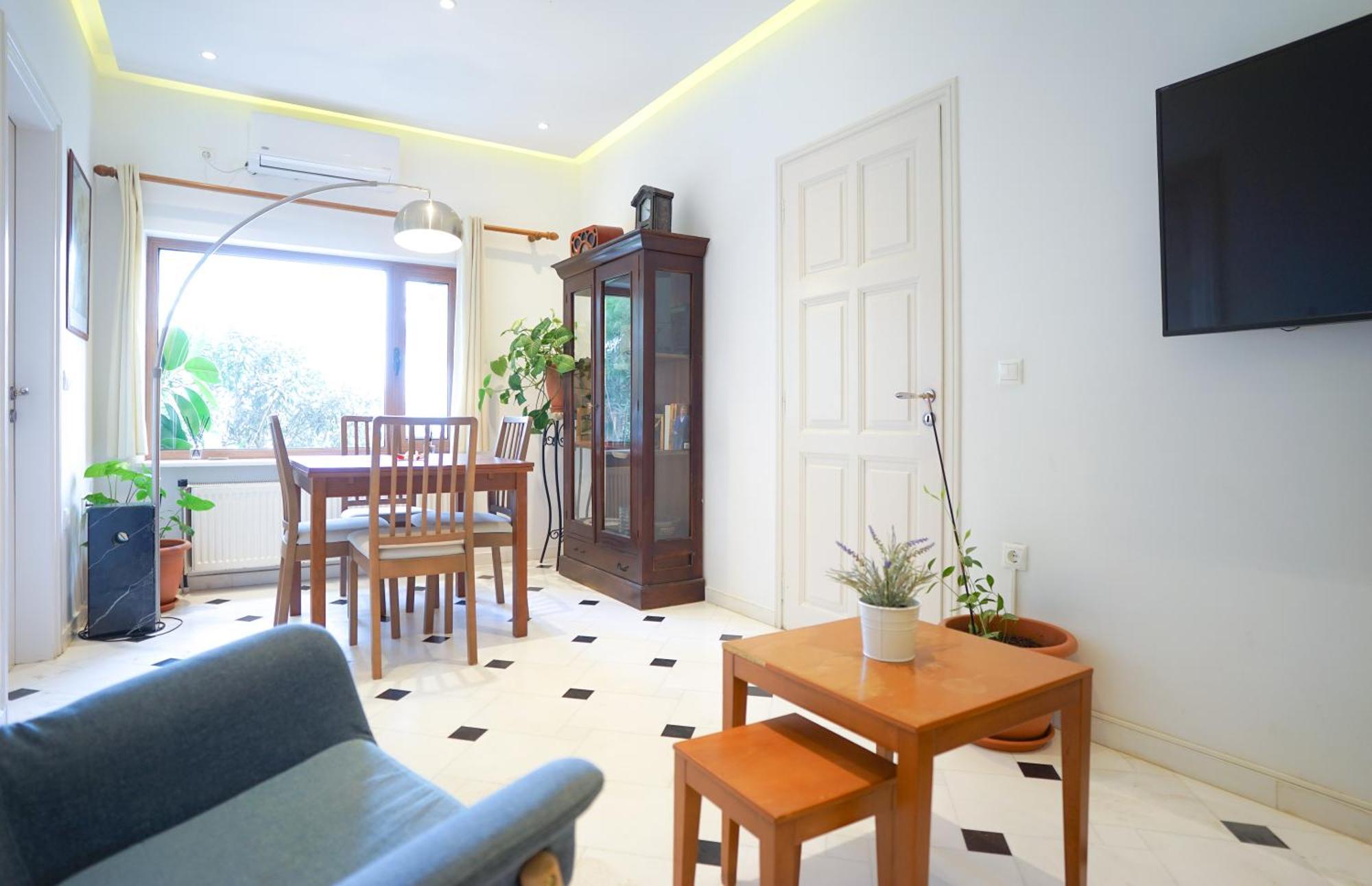Fira Central Apartments With Veranda الغرفة الصورة